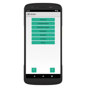 Menu principal Mobile